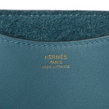 HERMES エルメス インザループ 18 ニューブルージーン B刻印(2023年頃) レディース トリヨンクレマンス ヴォースイフト ハンドバッグ Aランク 中古 銀蔵