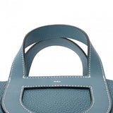 HERMES エルメス インザループ 18 ニューブルージーン B刻印(2023年頃) レディース トリヨンクレマンス ヴォースイフト ハンドバッグ Aランク 中古 銀蔵