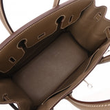 HERMES エルメス バーキン 30 エトゥープ Y刻印(2020年頃)  レディース ヴォーエプソン ハンドバッグ ABランク 中古 銀蔵