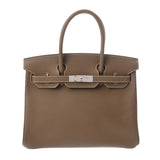HERMES エルメス バーキン 30 エトゥープ Y刻印(2020年頃)  レディース ヴォーエプソン ハンドバッグ ABランク 中古 銀蔵