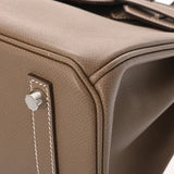 HERMES エルメス バーキン 30 エトゥープ Y刻印(2020年頃)  レディース ヴォーエプソン ハンドバッグ ABランク 中古 銀蔵