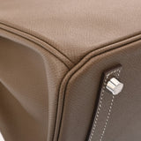 HERMES エルメス バーキン 30 エトゥープ Y刻印(2020年頃)  レディース ヴォーエプソン ハンドバッグ ABランク 中古 銀蔵