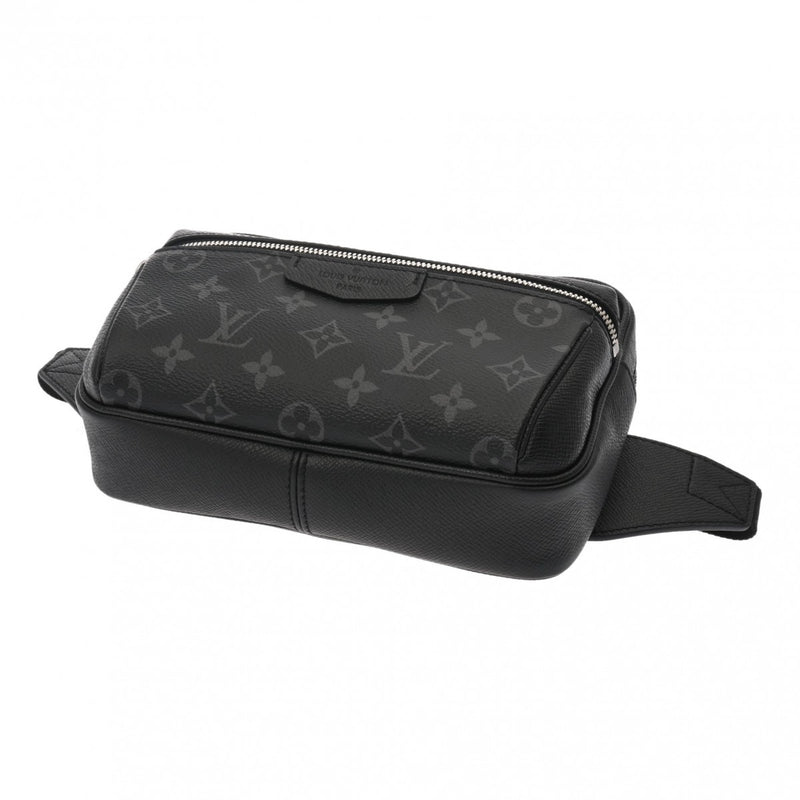 LOUIS VUITTON ルイヴィトン タイガラマ バムバッグ アウトドア ノワール M30245 メンズ レザー ボディバッグ Aランク 中古 銀蔵