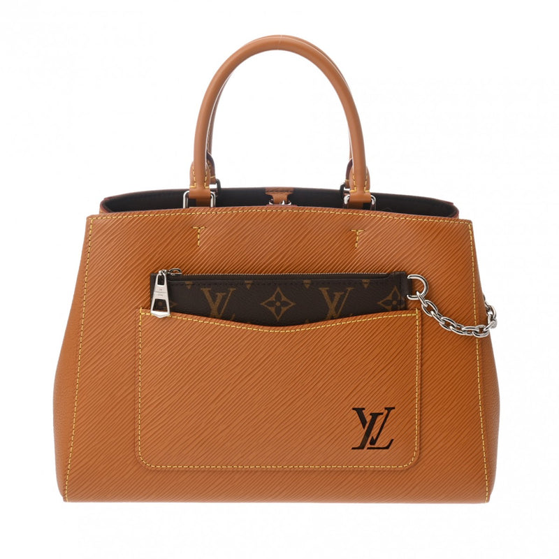 LOUIS VUITTON ルイヴィトン エピ マレル トート MM 2WAY ゴールドミエル M59953 レディース エピレザー ハンドバッグ Aランク 中古 銀蔵