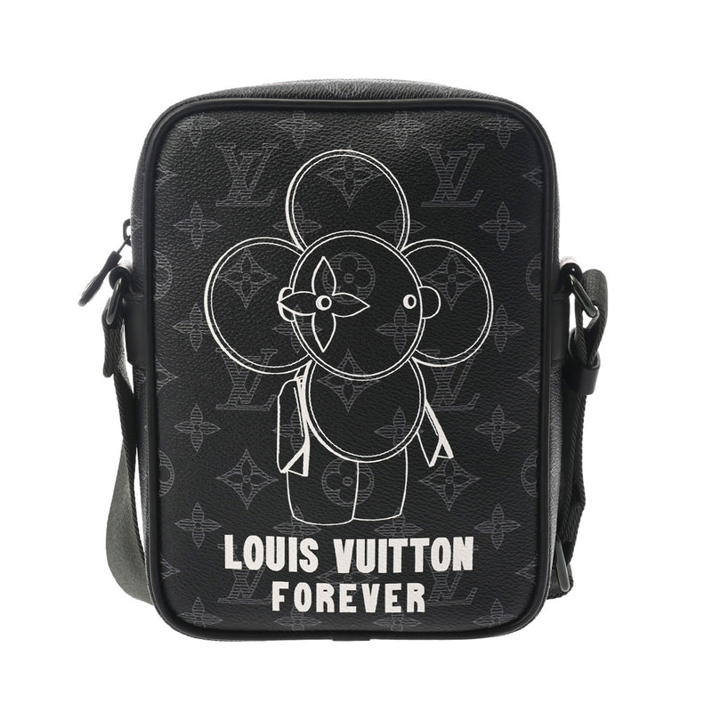 LOUIS VUITTON ルイヴィトン モノグラムエクリプス ダヌーブ PM ヴィヴィエンヌ2018年 ポップアップ限定 ブラック M43677 メンズ モノグラムエクリプス ショルダーバッグ Aランク 中古 銀蔵