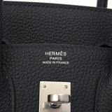 HERMES エルメス バーキン 25 ブルーニュイ W刻印(2024年頃) レディース トゴ ハンドバッグ 新品 銀蔵