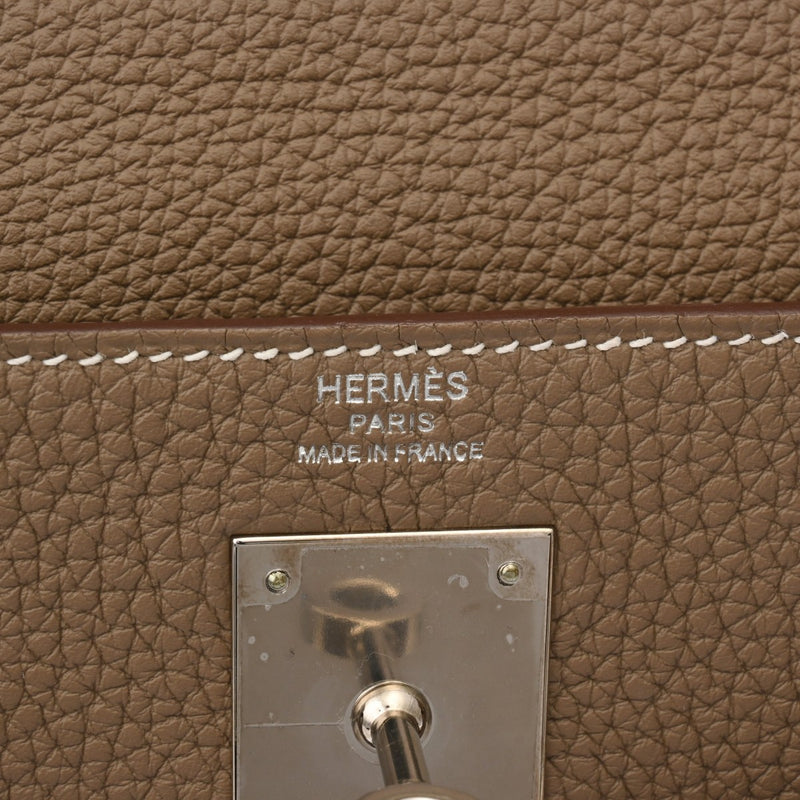 HERMES エルメス ケリー 28 内縫い 2WAY エトゥープ Z刻印(2021年頃) レディース トリヨンクレマンス ハンドバッグ Aランク 中古 銀蔵