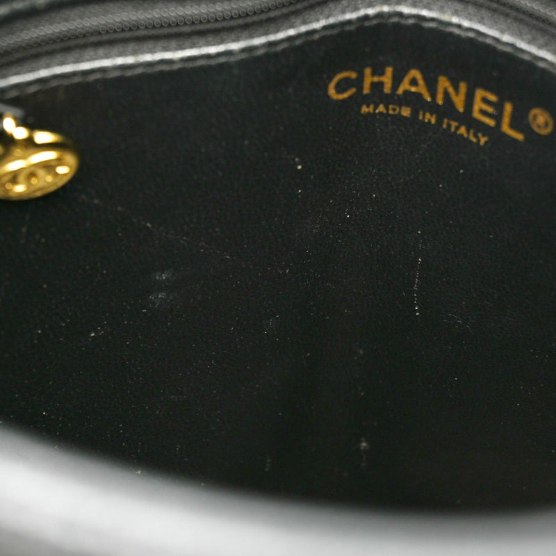 CHANEL シャネル 復刻トート ブラック A01804 レディース キャビアスキン トートバッグ Aランク 中古 銀蔵