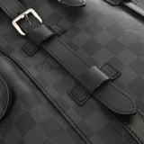 LOUIS VUITTON ルイヴィトン ダミエグラフィット クリストファー MM ブラック N41379 メンズ ダミエグラフィットキャンバス リュック・デイパック ABランク 中古 銀蔵