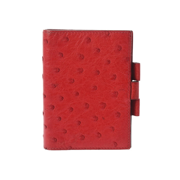 新品 エルメス HERMES アジェンダミニ ルージュアッシュ SV金具 W刻印 2024年