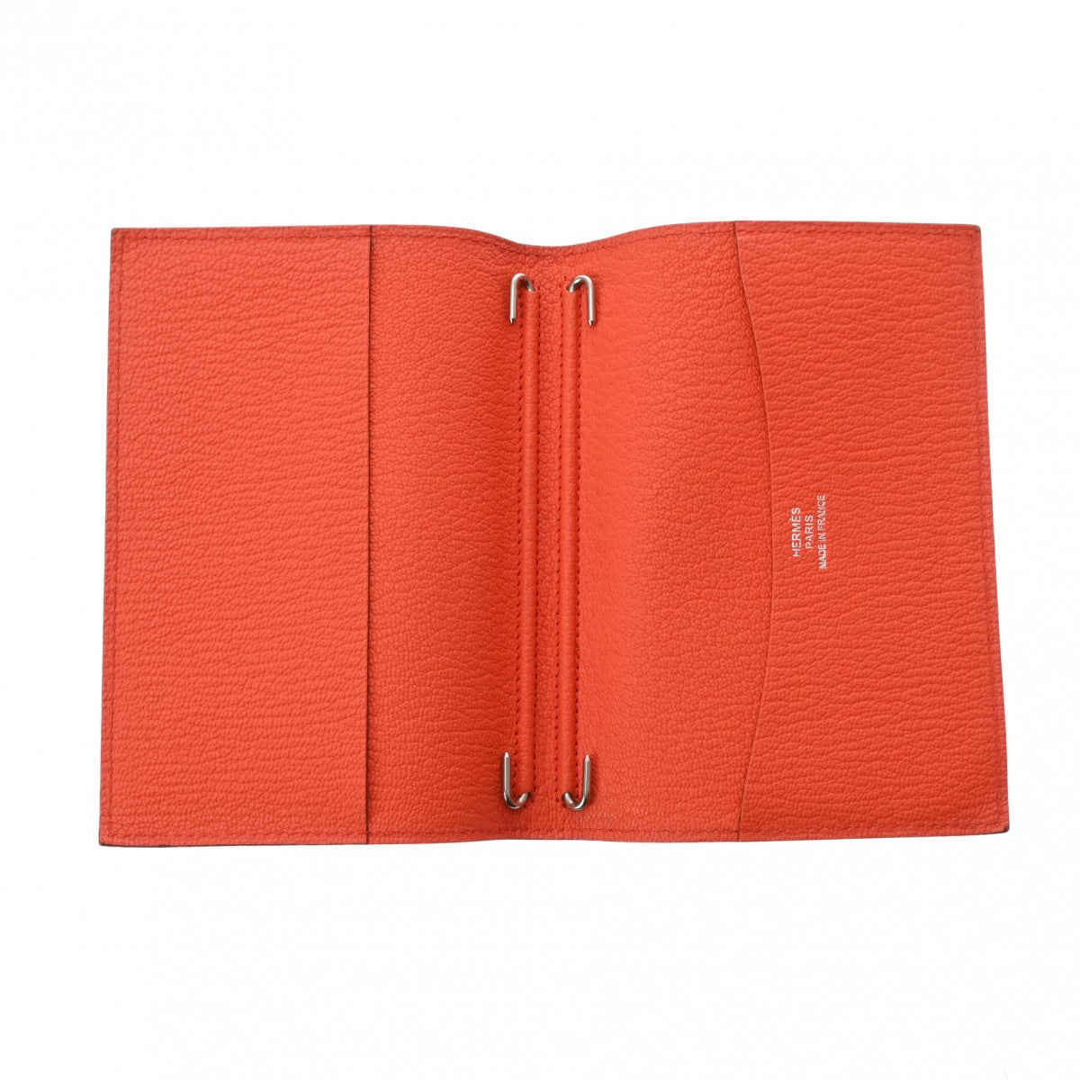 【未使用に近い】HERMES ウノドス　ローズアザレア×オレンジポピー エルメスアジェンダ ヴェルソ ローズアザレ オレンジポピー X刻印(2016