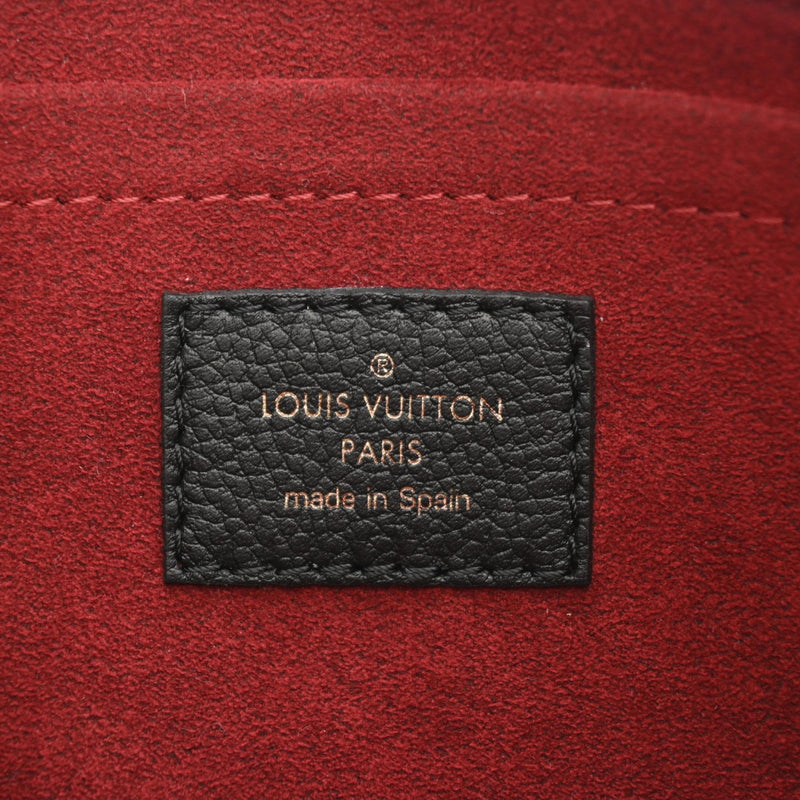 LOUIS VUITTON ルイヴィトン モノグラムアンプラント ミュルティ ポシェット アクセソワール ブラック/ベージュ M45777 レディース モノグラムアンプラント ショルダーバッグ Aランク 中古 銀蔵