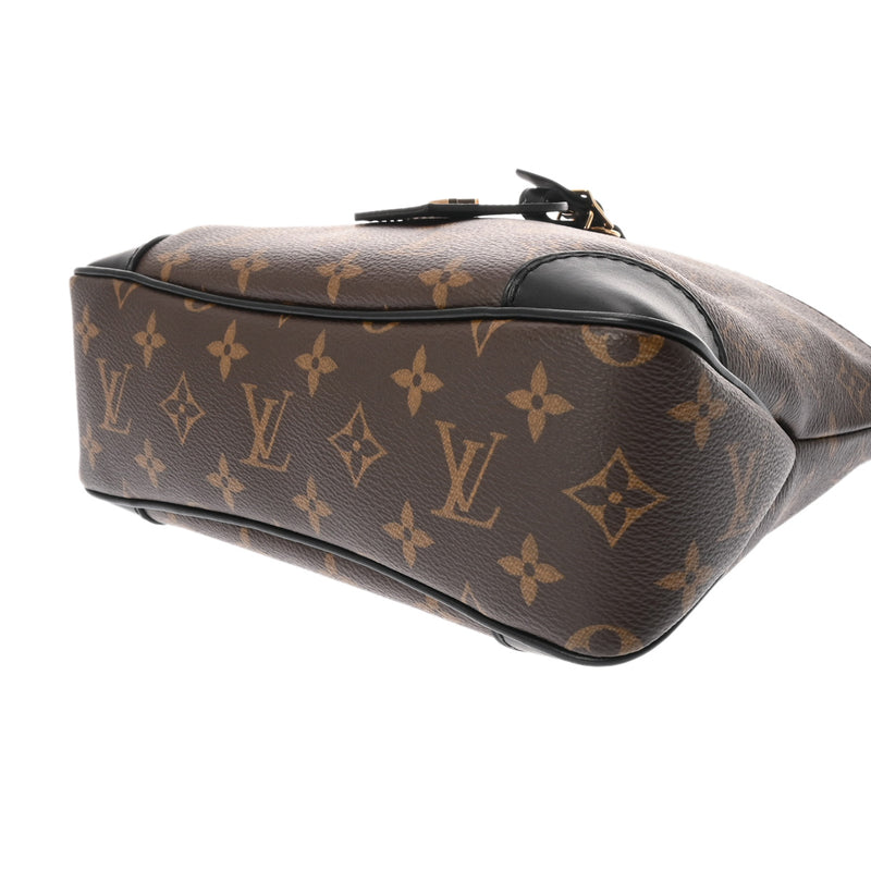 LOUIS VUITTON ルイヴィトン モノグラム オデオン NM PM ブラウン/ノワール M45353 レディース モノグラムキャンバス ショルダーバッグ Aランク 中古 銀蔵