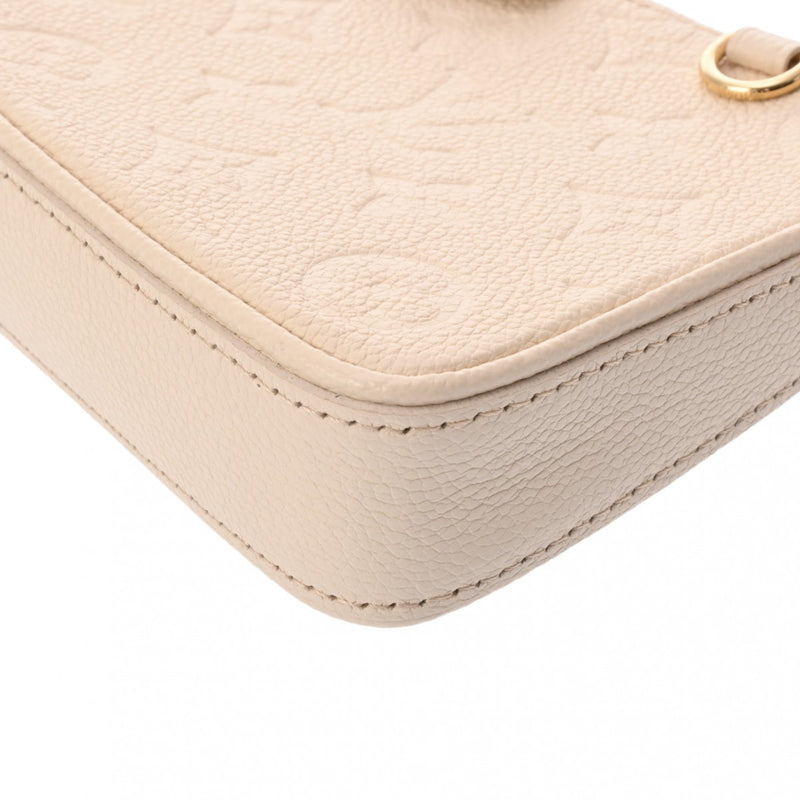 ルイヴィトン ショルダーバッグ イージーポーチ モノグラム アンプラント クレーム M81066 LOUIS VUITTON ほぼ未使用 【中古】 ルイヴィトンイージーポーチ 43006 クレーム レディース モノグラム