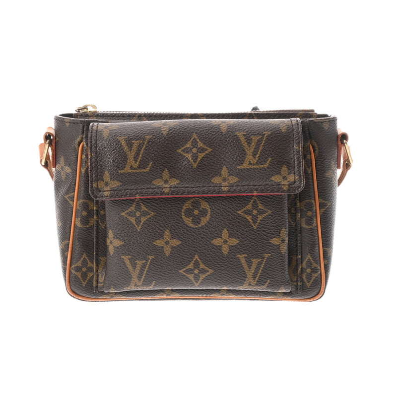 LOUIS VUITTON ルイヴィトン モノグラム ヴィバシテ PM ブラウン M51165 レディース モノグラムキャンバス ショルダーバッグ Bランク 中古 銀蔵