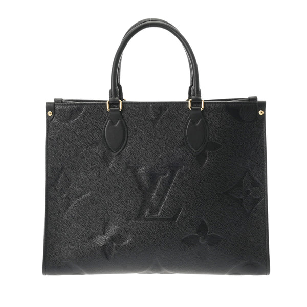 LOUIS VUITTON ルイヴィトン モノグラムアンプラント オンザゴー MM 2WAY ノワール M45595 レディース モノグラムアンプラント トートバッグ Aランク 中古 銀蔵