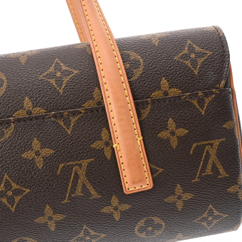 LOUIS VUITTON ルイヴィトン モノグラム ソナチネ  ブラウン M51902 レディース モノグラムキャンバス ハンドバッグ ABランク 中古 銀蔵