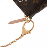 LOUIS VUITTON ルイヴィトン モノグラム ミニ アクセサリーポーチ バッグプリント ブラウン M60245 レディース モノグラムキャンバス アクセサリーポーチ Aランク 中古 銀蔵