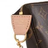 LOUIS VUITTON ルイヴィトン モノグラム ミニ アクセサリーポーチ バッグプリント ブラウン M60245 レディース モノグラムキャンバス アクセサリーポーチ Aランク 中古 銀蔵
