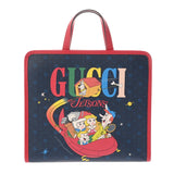 GUCCI グッチ チルドレンズ ジェットソン ブルー/レッド 605614 レディース PVC/レザー ハンドバッグ 新同 中古 銀蔵