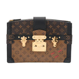 LOUIS VUITTON ルイヴィトン トランククラッチ  ブラウン M43596 レディース モノグラムキャンバス モノグラムリバースキャンバス ショルダーバッグ ABランク 中古 銀蔵