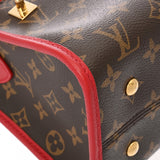 LOUIS VUITTON ルイヴィトン モノグラム ポパンクール PM 2WAY ルージュ M43433 レディース モノグラムキャンバス ハンドバッグ Aランク 中古 銀蔵