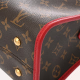 LOUIS VUITTON ルイヴィトン モノグラム ポパンクール PM 2WAY ルージュ M43433 レディース モノグラムキャンバス ハンドバッグ Aランク 中古 銀蔵