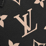 LOUIS VUITTON ルイヴィトン モノグラムアンプラント プティット サックプラ 2WAY ノワール/ベージュ M57937 レディース モノグラムアンプラント ハンドバッグ Aランク 中古 銀蔵