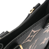 LOUIS VUITTON ルイヴィトン モノグラムアンプラント プティット サックプラ 2WAY ノワール/ベージュ M57937 レディース モノグラムアンプラント ハンドバッグ Aランク 中古 銀蔵