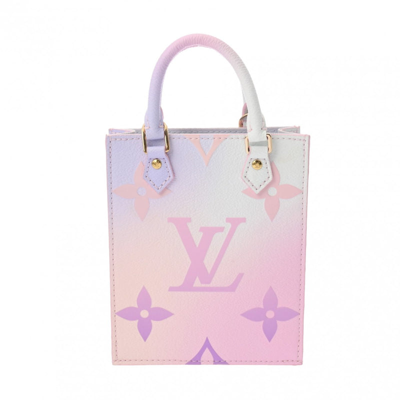 LOUIS VUITTON ルイヴィトン プティット サックプラ 2WAY サンライズパステル M81341 レディース モノグラムグラデーション ハンドバッグ ABランク 中古 銀蔵