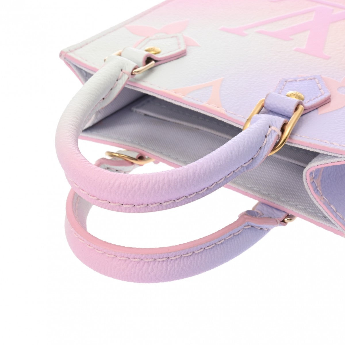 ルイ・ヴィトン　サンライズパステル　プティットサックプラ　ショルダーバッグ　美品 ルイヴィトンプティット サックプラ 2WAY サンライズパステル