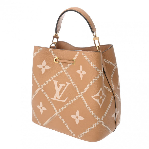 LOUIS VUITTON ルイヴィトン モノグラムアンプラント ネオノエ MM アリゾナ M46029 レディース モノグラムアンプラント 2WAYバッグ 新同 中古 銀蔵