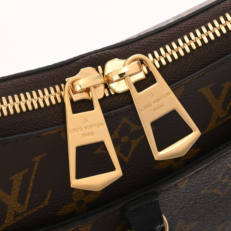 LOUIS VUITTON ルイヴィトン モノグラム オデオン NM PM ブラウン/ノワール M45353 レディース モノグラムキャンバス ショルダーバッグ 新同 中古 銀蔵