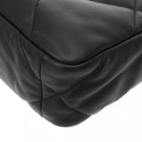 CHANEL シャネル シャネル19 チェーンショルダー 25cm ブラック ゴールド/シルバー金具 AS1160 レディース ラムスキン ショルダーバッグ 新同 中古 銀蔵