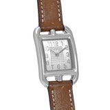 エルメス ケープコッド ドゥブルトゥール PM CC1.210a シルバー レディース 腕時計 クォーツ 中古 銀蔵