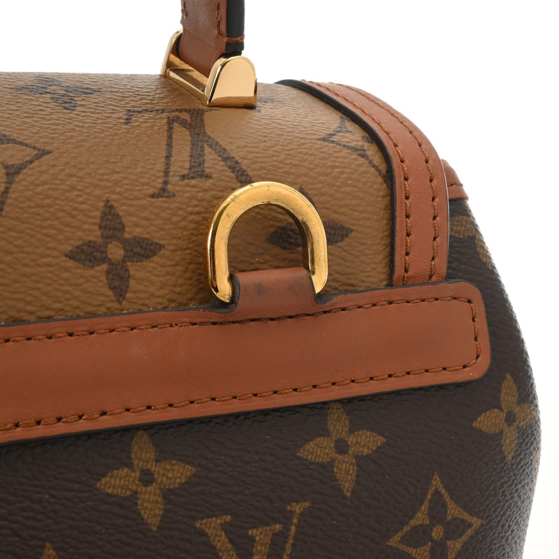 LOUIS VUITTON ルイヴィトン モノグラムリバース ドーフィーヌ バックパック ブラウン M45142 レディース モノグラムキャンバス リュック・デイパック ABランク 中古 銀蔵