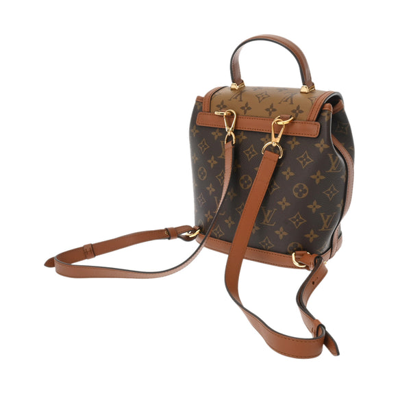 LOUIS VUITTON ルイヴィトン モノグラムリバース ドーフィーヌ バックパック ブラウン M45142 レディース モノグラムキャンバス リュック・デイパック ABランク 中古 銀蔵