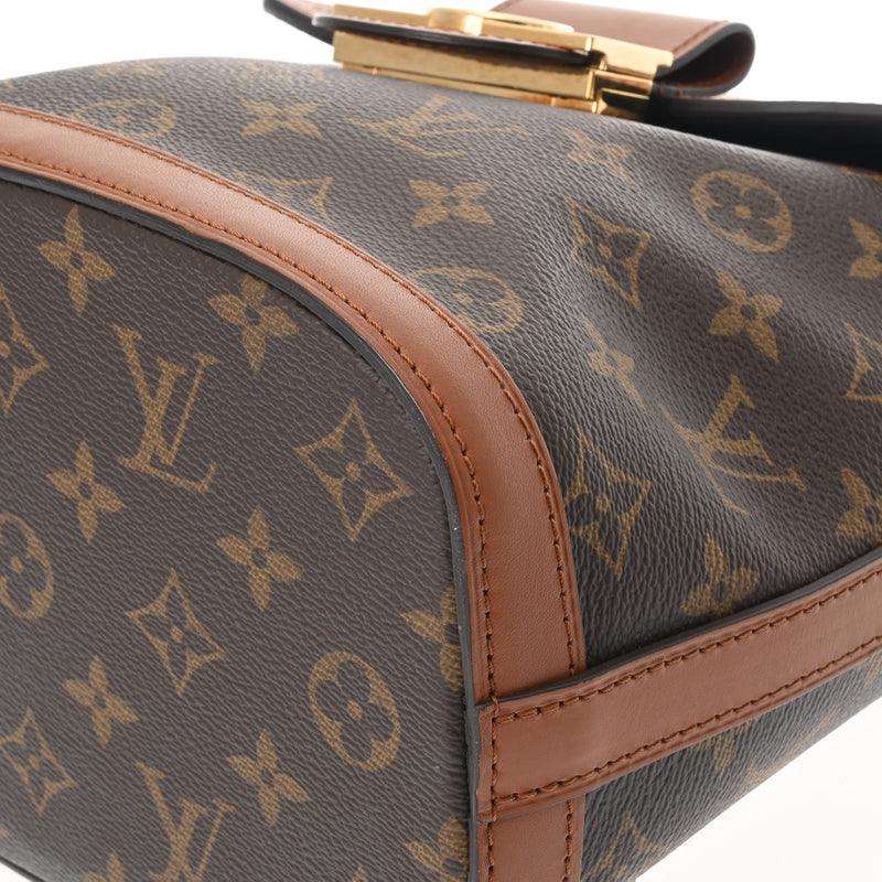 LOUIS VUITTON ルイヴィトン モノグラムリバース ドーフィーヌ バックパック ブラウン M45142 レディース モノグラムキャンバス リュック・デイパック ABランク 中古 銀蔵