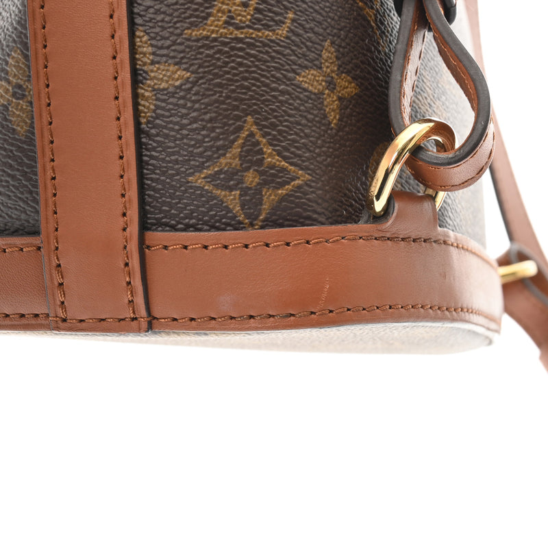 LOUIS VUITTON ルイヴィトン モノグラムリバース ドーフィーヌ バックパック ブラウン M45142 レディース モノグラムキャンバス リュック・デイパック ABランク 中古 銀蔵