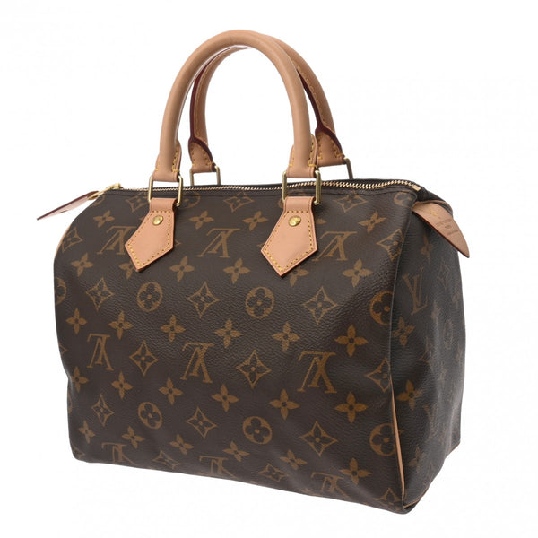 LOUIS VUITTON ルイヴィトン モノグラム スピーディ 25 ブラウン M41109 レディース モノグラムキャンバス ハンドバッグ Aランク 中古 銀蔵