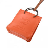 HERMES エルメス サックオランジュ バッグチャーム オレンジ Y刻印(2020年頃)  ユニセックス ヴォースイフト チャーム ABランク 中古 銀蔵