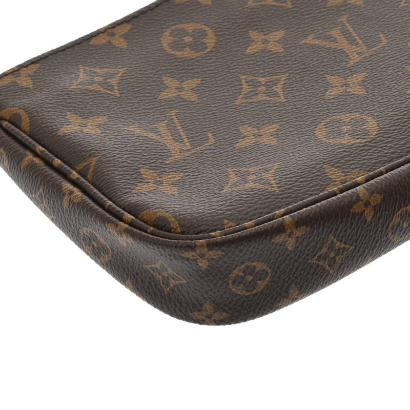 LOUIS VUITTON ルイヴィトン モノグラム ミュルティ ポシェット アクセソワール カーキ M44813 レディース モノグラムキャンバス ショルダーバッグ 新同 中古 銀蔵