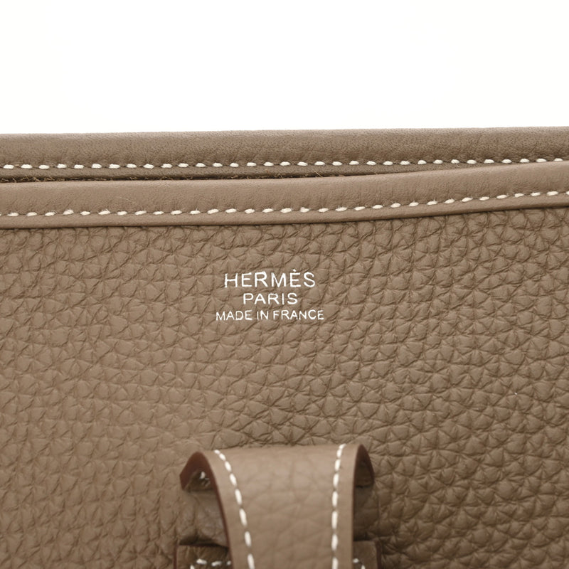 HERMES エルメス エヴリン3 GM エトゥープ B刻印(2023年頃) ユニセックス トリヨンクレマンス ショルダーバッグ 新同 中古 銀蔵