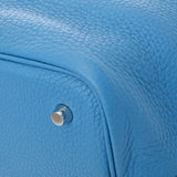 HERMES エルメス ピコタンロック MM ブルーザンジバル A刻印(2017年頃) レディース トリヨンクレマンス ハンドバッグ ABランク 中古 銀蔵