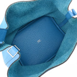 HERMES エルメス ピコタンロック MM ブルーザンジバル A刻印(2017年頃) レディース トリヨンクレマンス ハンドバッグ ABランク 中古 銀蔵