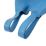 HERMES エルメス ピコタンロック MM ブルーザンジバル A刻印(2017年頃) レディース トリヨンクレマンス ハンドバッグ ABランク 中古 銀蔵