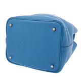 HERMES エルメス ピコタンロック MM ブルーザンジバル A刻印(2017年頃) レディース トリヨンクレマンス ハンドバッグ ABランク 中古 銀蔵