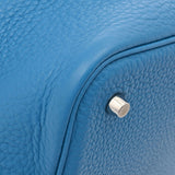 HERMES エルメス ピコタンロック MM ブルーザンジバル A刻印(2017年頃) レディース トリヨンクレマンス ハンドバッグ ABランク 中古 銀蔵