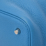 HERMES エルメス ピコタンロック MM ブルーザンジバル A刻印(2017年頃) レディース トリヨンクレマンス ハンドバッグ ABランク 中古 銀蔵