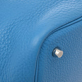 HERMES エルメス ピコタンロック MM ブルーザンジバル A刻印(2017年頃) レディース トリヨンクレマンス ハンドバッグ ABランク 中古 銀蔵